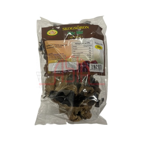 BLACK FUNGUS WHOLE HEL Nam Meo 100G x 30